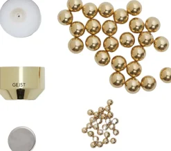 Lys & Lysestager<GEJST MOLEKYL Tealight 1 Brass
