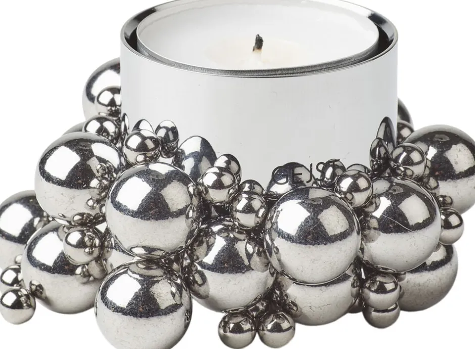 Lys & Lysestager<GEJST MOLEKYL Tealight 1 Chrome