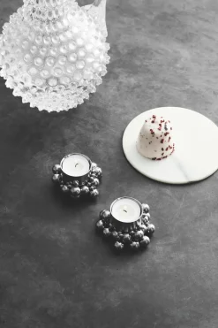 Lys & Lysestager<GEJST MOLEKYL Tealight 1 Chrome