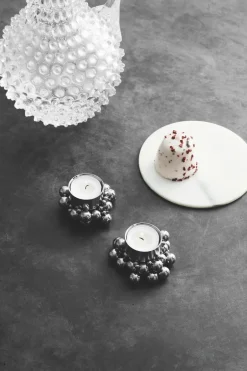 Lys & Lysestager<GEJST MOLEKYL Tealight 1 Chrome