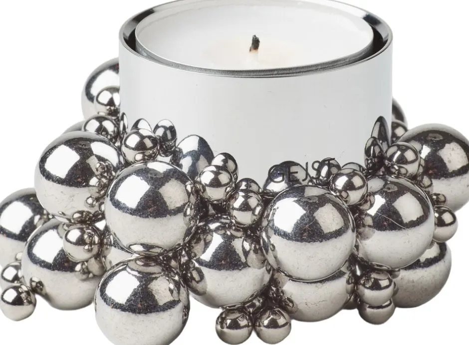 Lys & Lysestager<GEJST MOLEKYL Tealight 1 Chrome