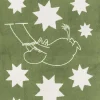 Håndklæder<Moomin Arabia badehåndklæde 70x140, Stjerner grøn