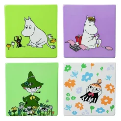 Tilbehør Til Bordet<Moomin Arabia bordskånere sæt 4stk Klassikere Genanvendt Interiør