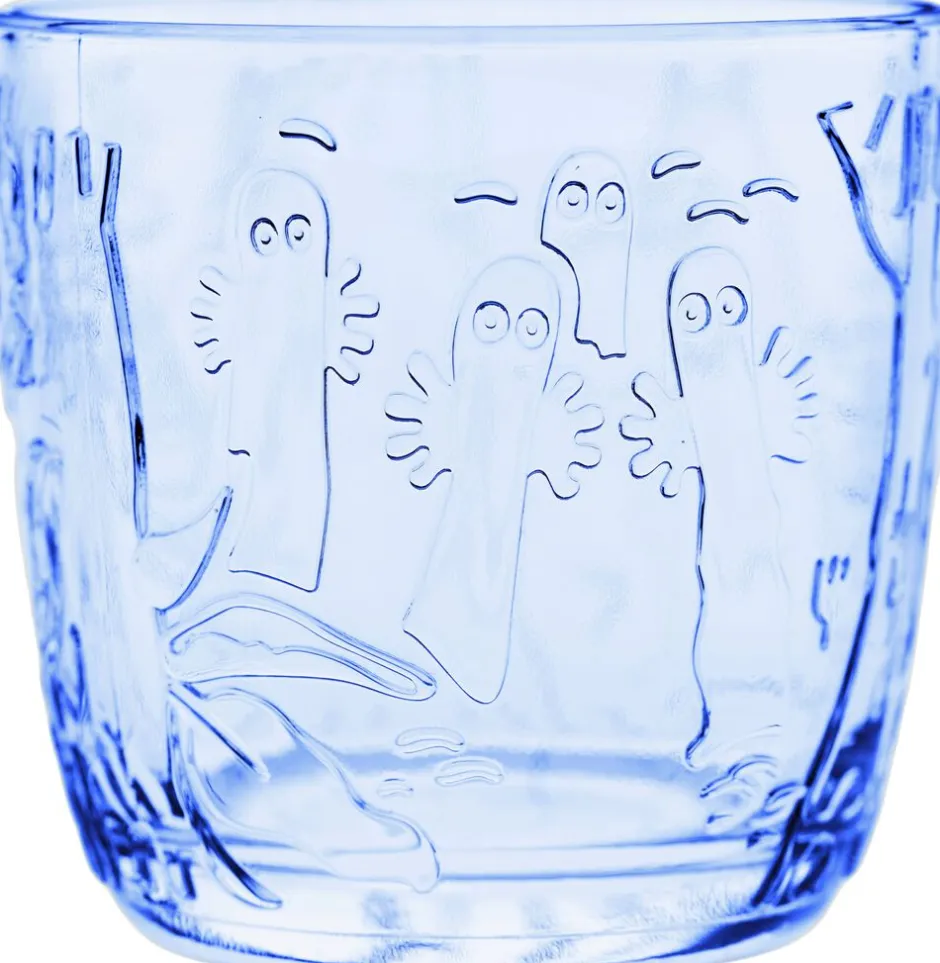 Glas<Moomin Arabia 28cl glas 2stk aqua