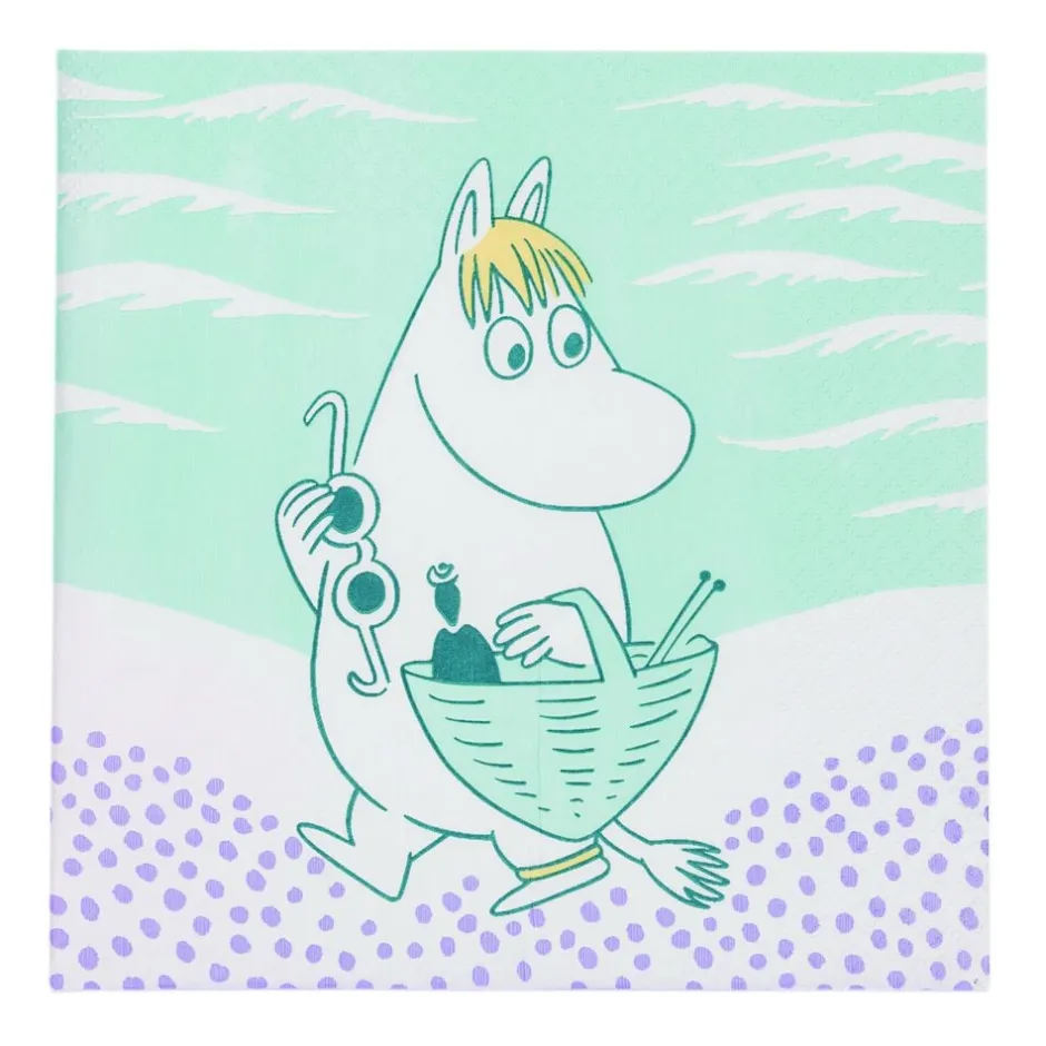 Tilbehør Til Bordet<Moomin Arabia 33cm papirserviet Stranddag