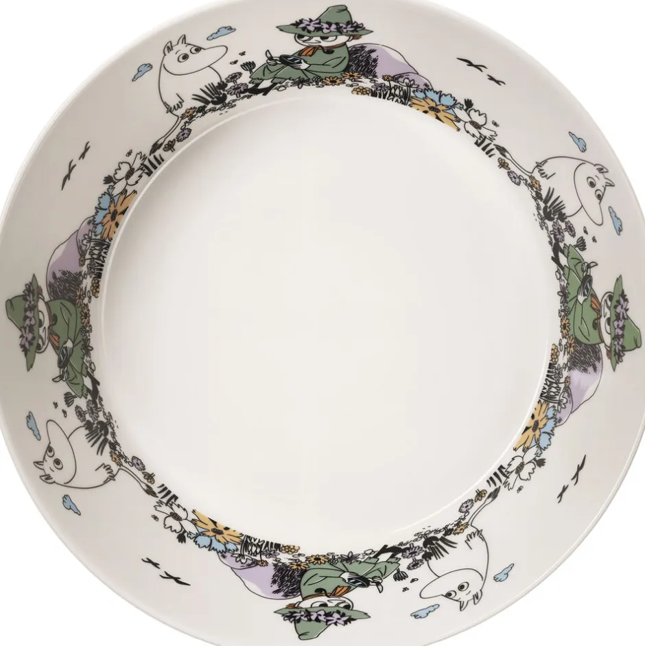 Tallerkener<Moomin Arabia 23cm serveringsskål Venner For Evigt 80