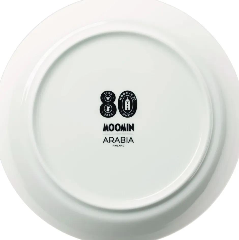 Tallerkener<Moomin Arabia 19cm tallerken Festlige Øjeblikke