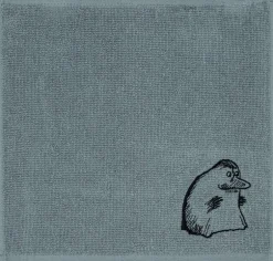 Håndklæder<Moomin Arabia håndklæde 25x25 Måren grå GOTS