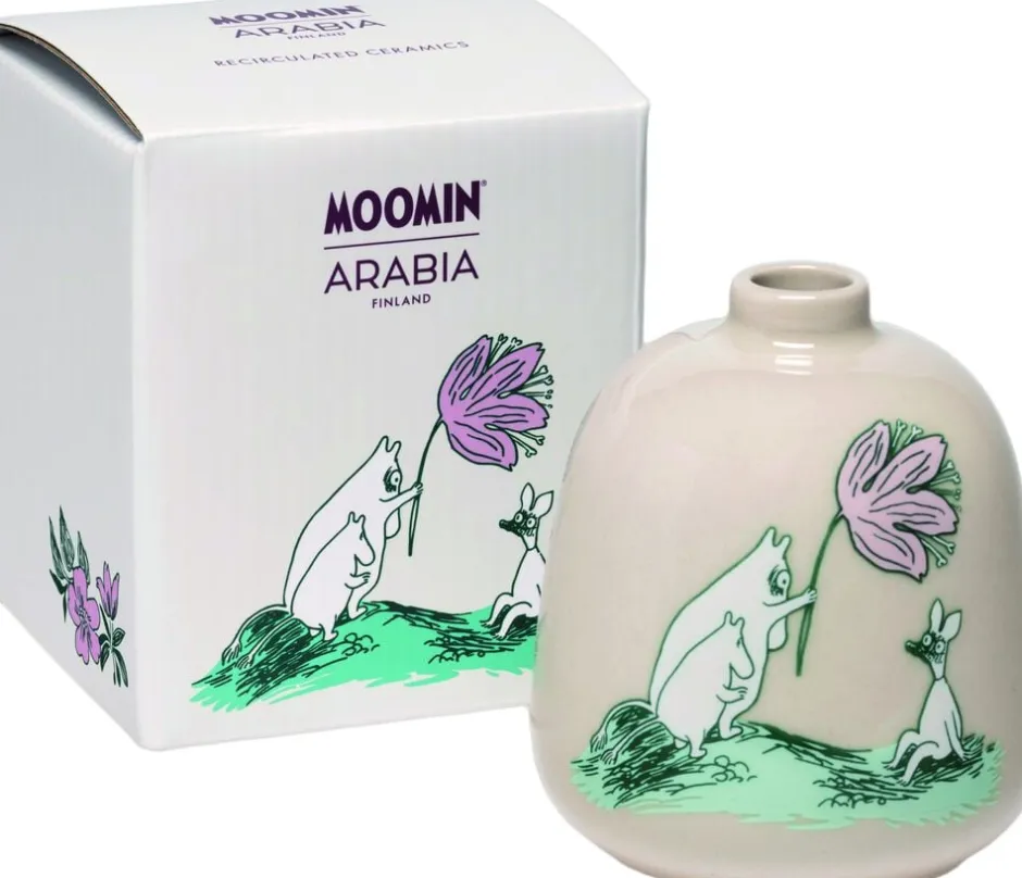 Vaser & Urtepotteskjulere<Moomin Arabia 83mm vase Vildblomst Genanvendt Interiør