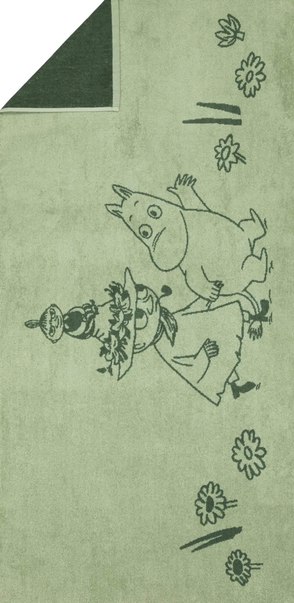 Håndklæder<Moomin Arabia 70x140cm badehåndklæde Venner For Evigt GOTS