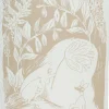 Plaider<Moomin Arabia 130x170cm bomuldstæppe beige GOTS