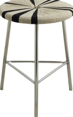 Møbler<Nordal MORICE stool, low - black/ivory