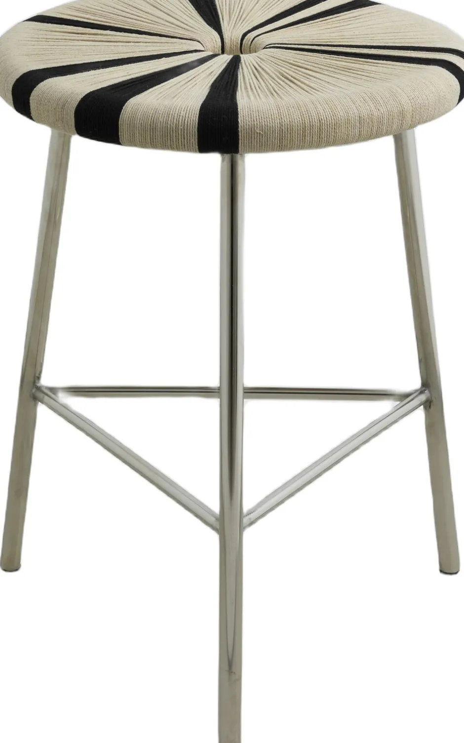 Møbler<Nordal MORICE stool, low - black/ivory