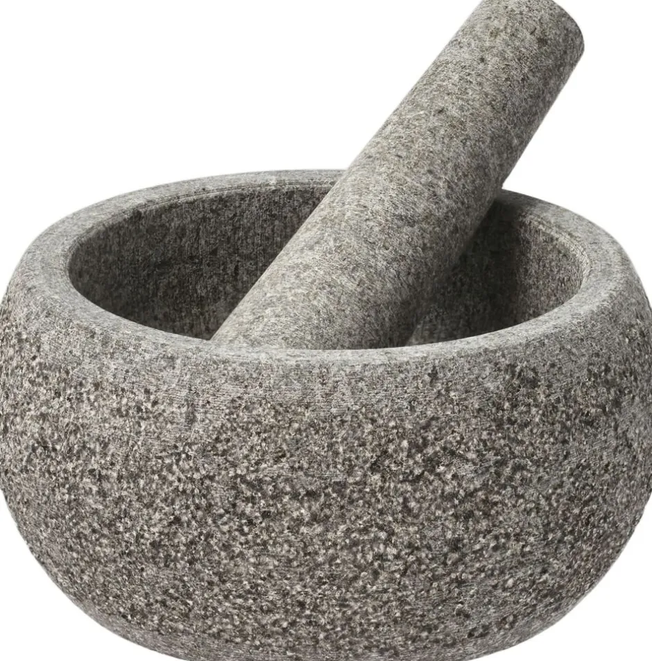 Køkkenartikler<Funktion Morter med støder Dia. 16 x 8 cm Granit