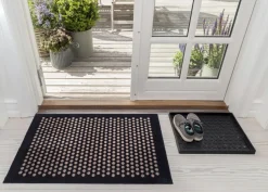 Gulvtæpper<Tica Copenhagen Måtte 60x90 cm, dot sort/sand
