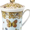 Kopper & Krus<Versace Mug with lid/30years, Le jardin de