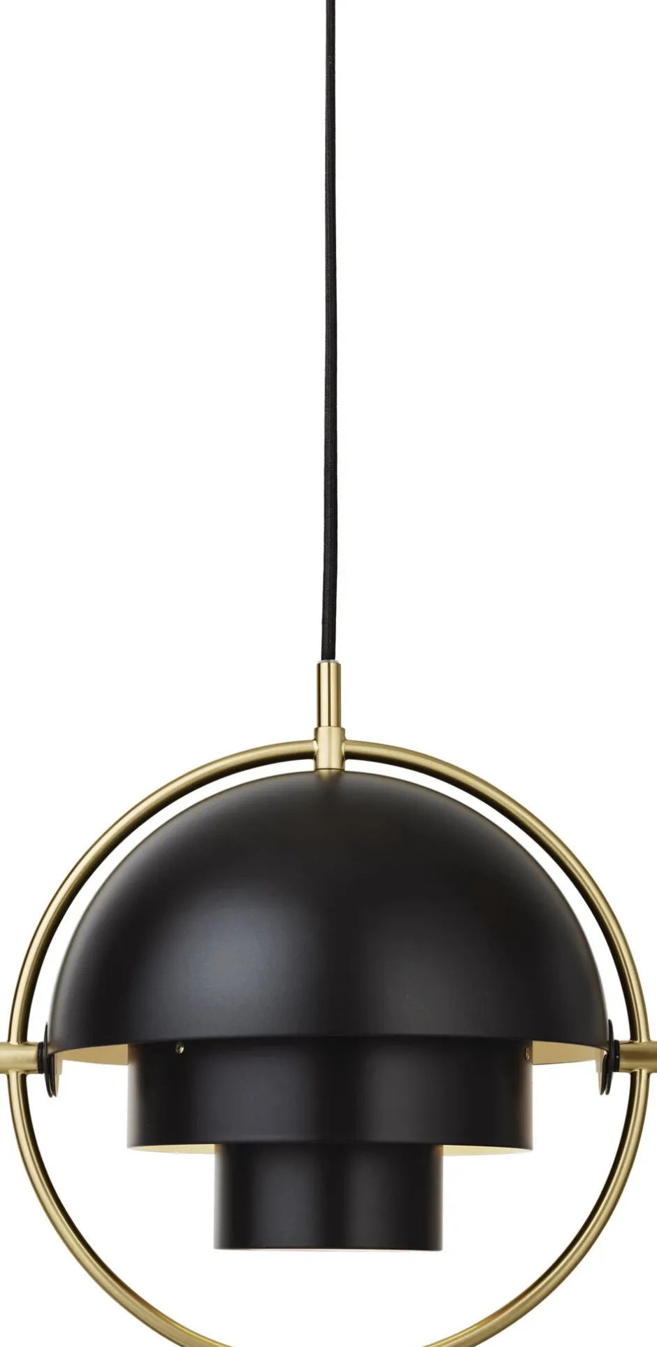 Pendler<Gubi Muli-Lite Pendant, Small Brass base