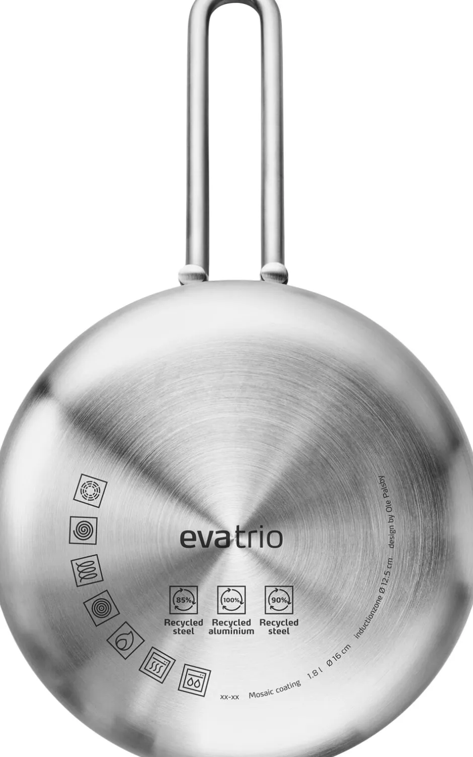 Gryder & Pander<Eva Trio Multi Kasserolle 1,8 l 16 cm Mosaic keramisk Slip-Let® belæg