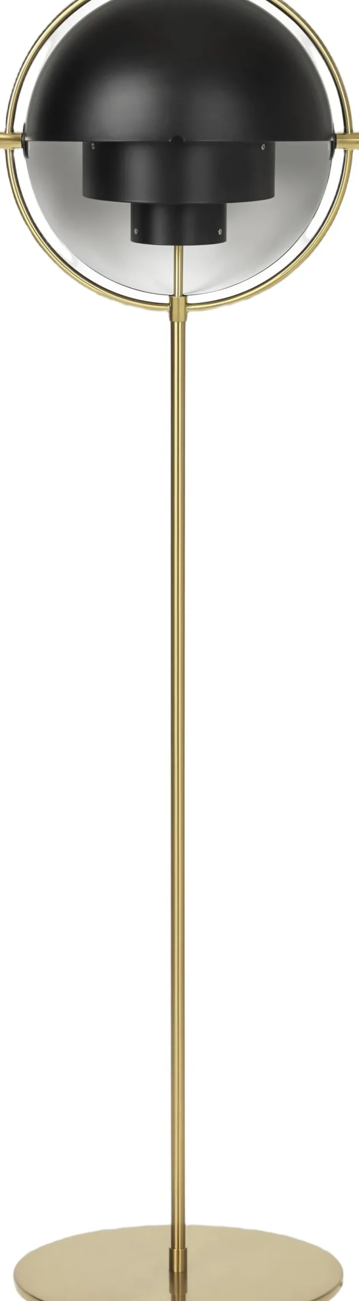 Gulvlamper<Gubi Multi-Lite Floor Lamp - Brass base