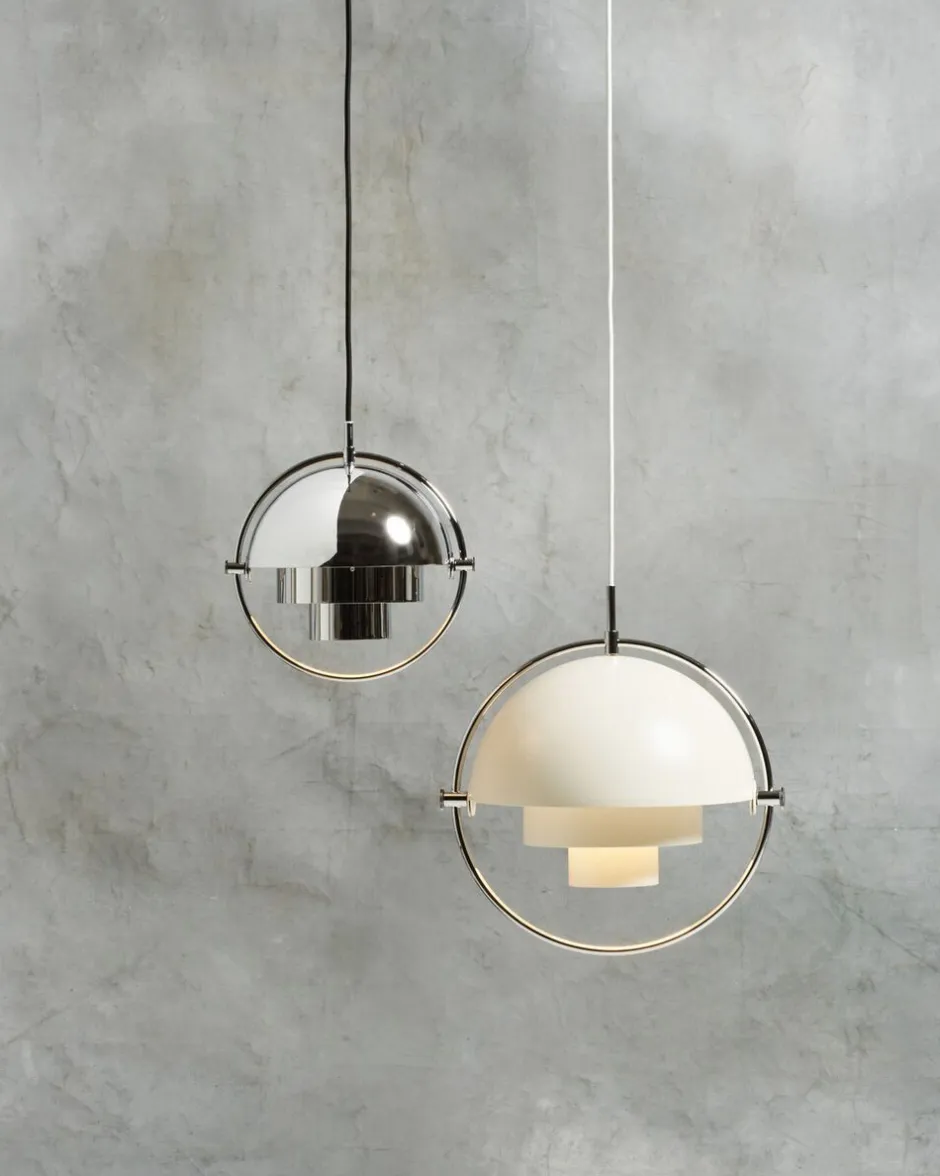 Pendler<Gubi Multi-Lite Pendant Krom