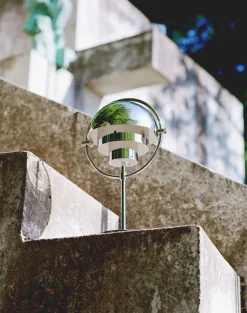 Trådløse Lamper<Gubi Multi-Lite Portable Lamp, EU Base: Chrome, Shade: Chrome