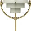 Trådløse Lamper<Gubi Multi-Lite Portable Lamp, EU Base: Brass, Shade: Pastel Gray