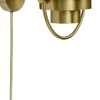 Væglamper<Gubi Multi-Lite Wall Lamp, EU Base: Brass, Shade: Brass Shiny