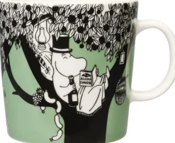 Kopper & Krus<Moomin Arabia Mumi 40 cl krus Grøn