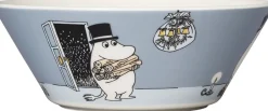 Skåle & Fade|Julestel<Moomin Arabia Mumi 15 cm skål Mumifar grå