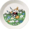 Tallerkener<Moomin Arabia Mumi 19 cm tallerken Lille My på engen