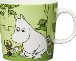 Kopper & Krus<Moomin Arabia MUMI 30CL KRUS MUMITROLD GRÆSGRØN