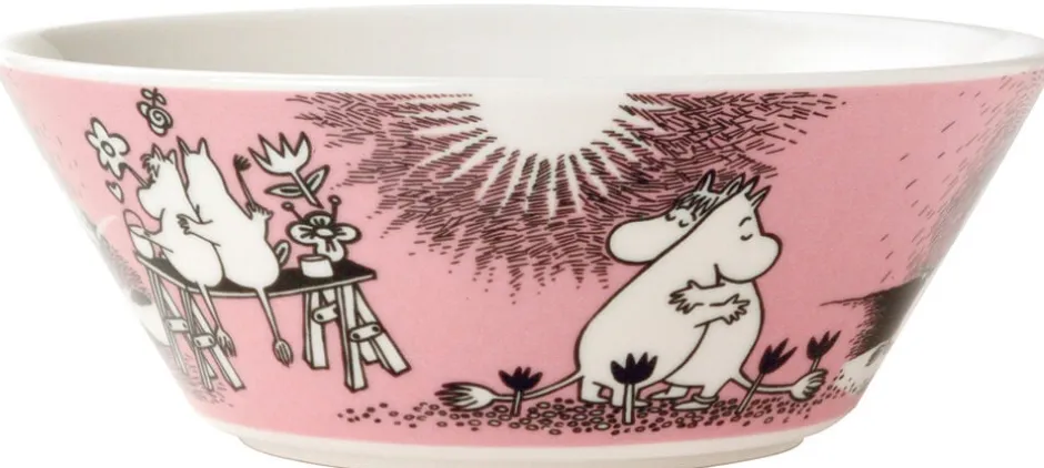 Tallerkener<Moomin Arabia Mumi 15cm. skål Kærlighed