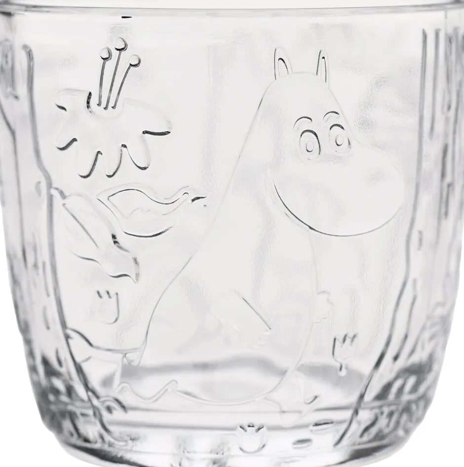 Glas<Moomin Arabia Mumi Drikkeglas 28 cl Klar 2 stk