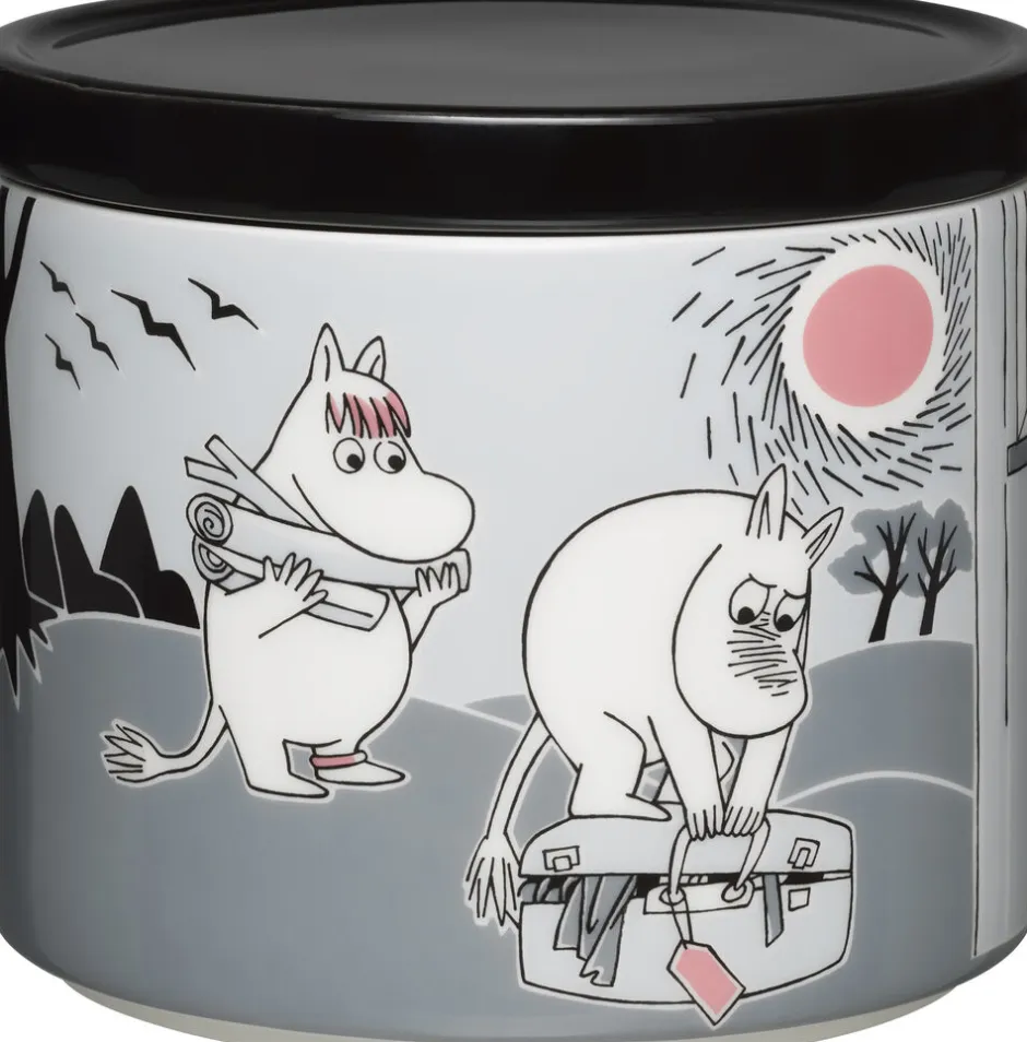 Opbevaring<Moomin Arabia Mumi flytter 70cl krukke