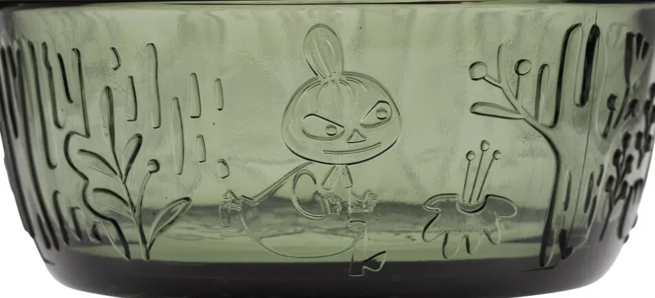 Skåle & Fade<Moomin Arabia Mumi Glasskål 35 cl Pine Green