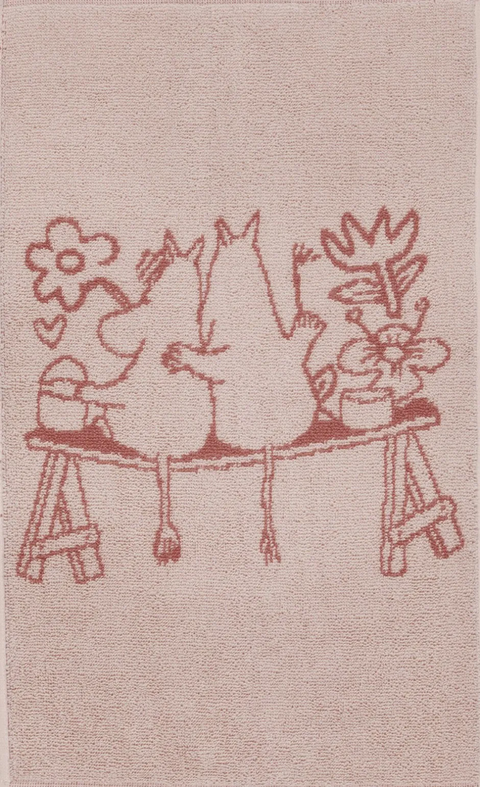 Håndklæder<Moomin Arabia Mumi håndklæde, love Rosa