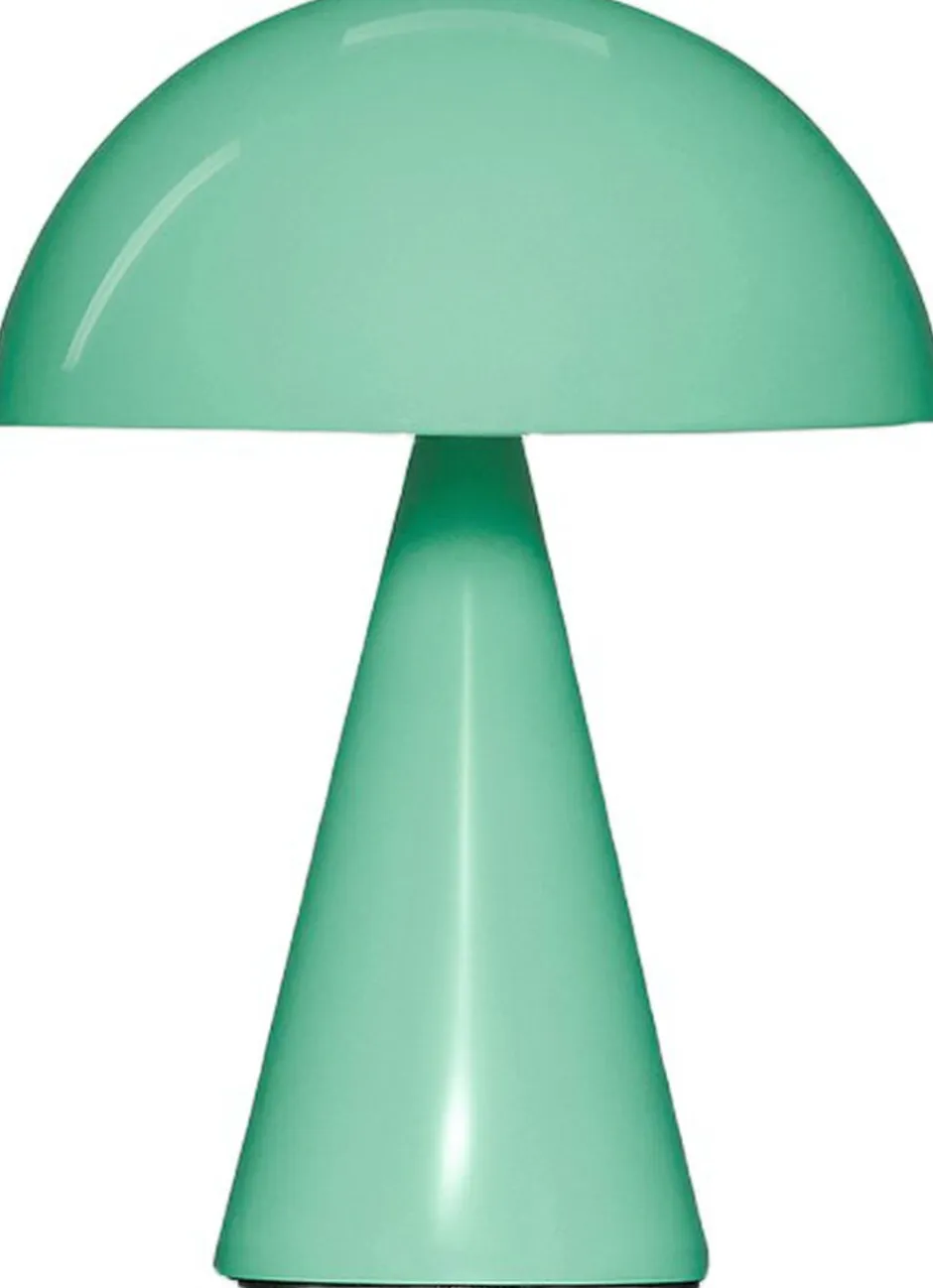Trådløse Lamper<Hübsch Mush Portable Lamp Green