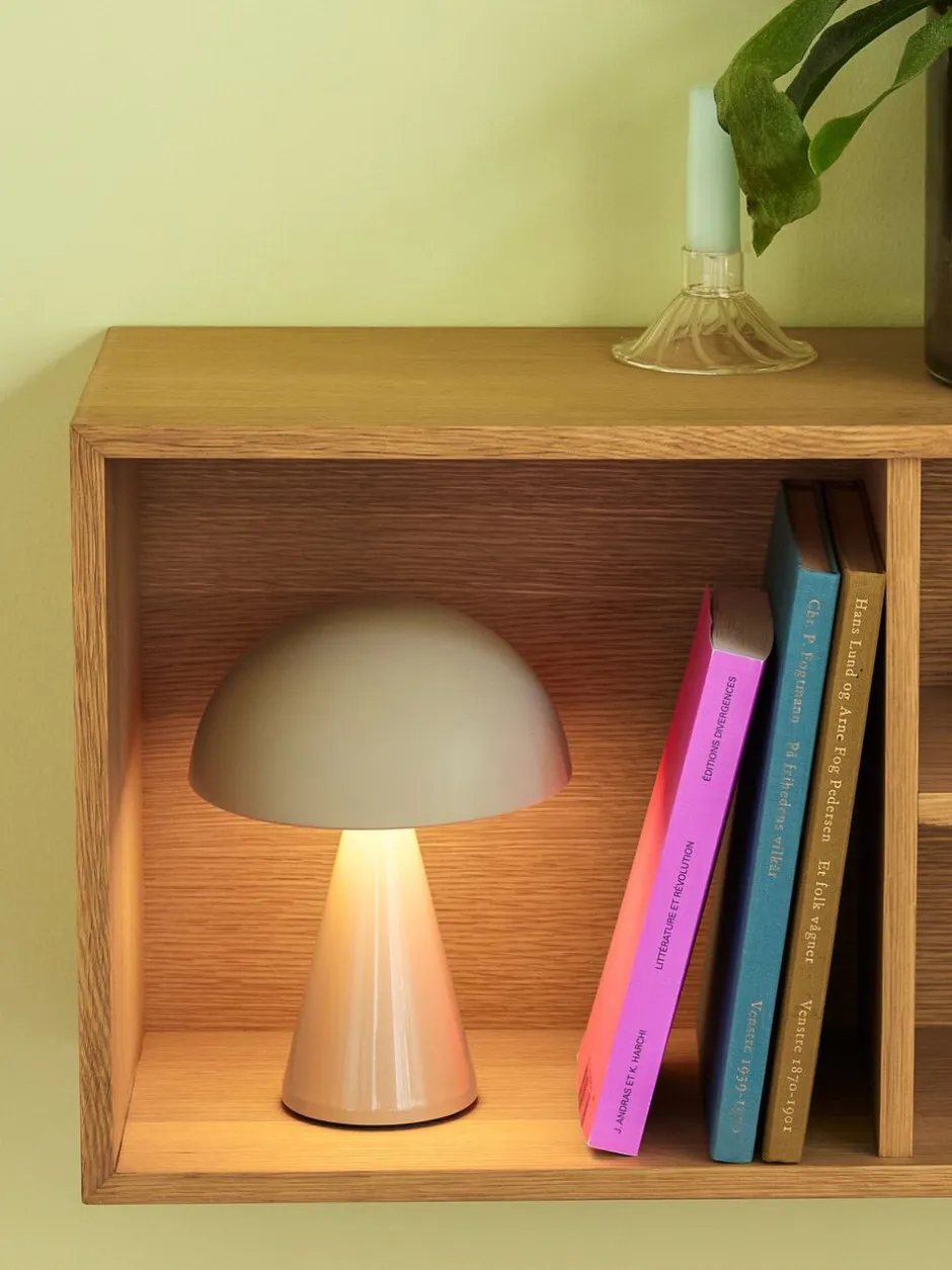 Trådløse Lamper<Hübsch Mush Portable Lamp Light Sand