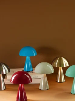Trådløse Lamper<Hübsch Mush Portable Lamp Light Sand