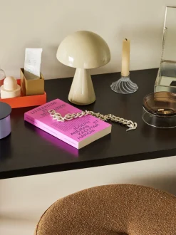 Trådløse Lamper<Hübsch Mush Portable Lamp Light Sand