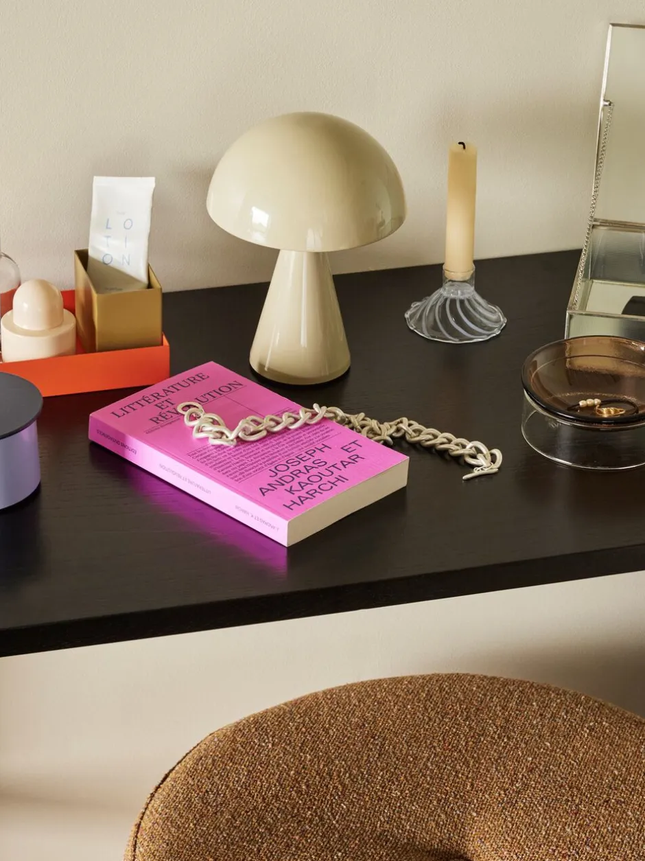 Trådløse Lamper<Hübsch Mush Portable Lamp Light Sand