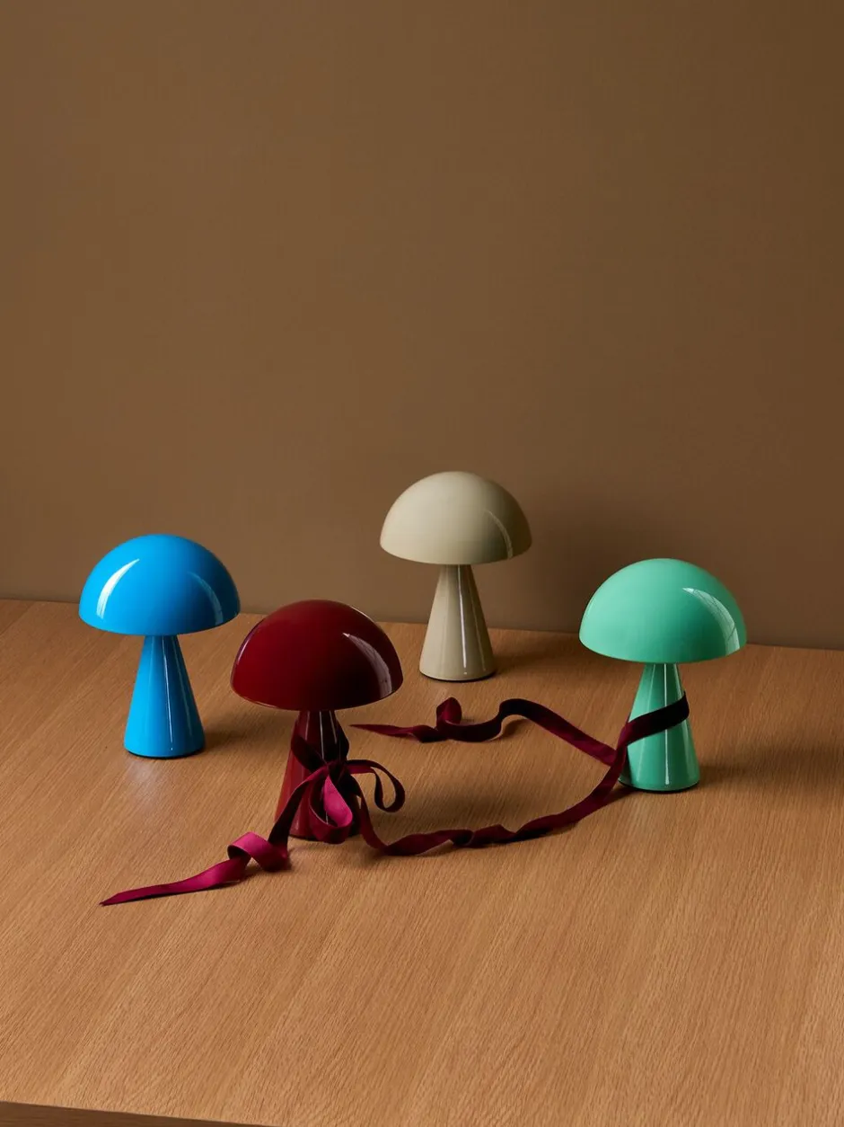Trådløse Lamper<Hübsch Mush Portable Lamp Light Sand