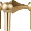 Lys & Lysestager<STOFF Nagel Nagel candle holder - brushed brass
