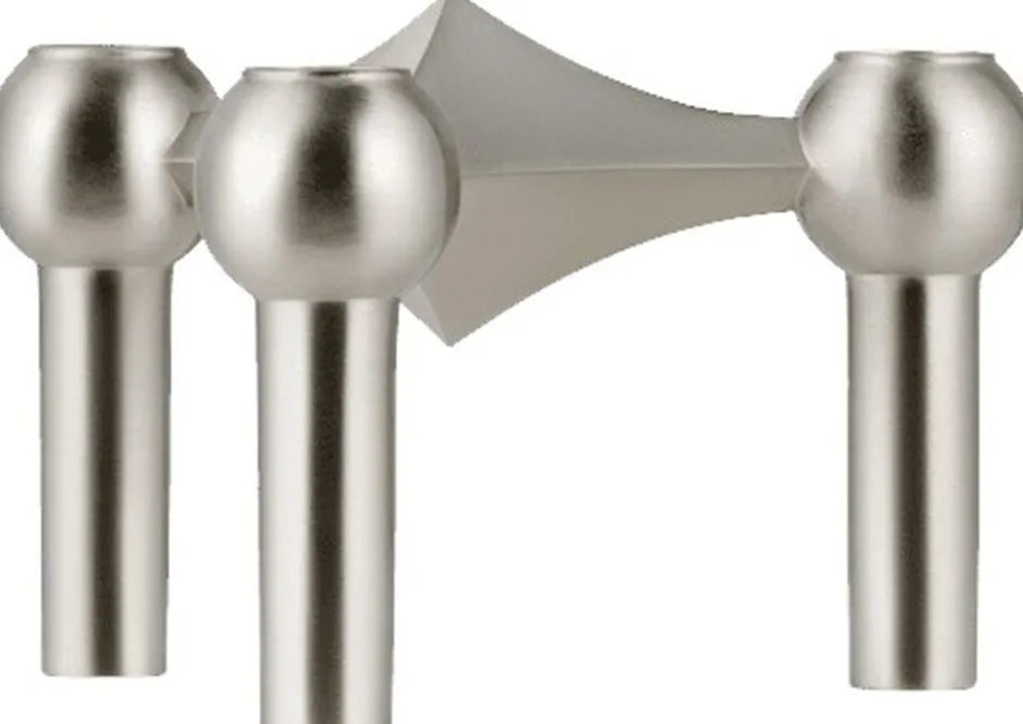 Lys & Lysestager<STOFF Nagel Nagel candle holder - brushed chrome