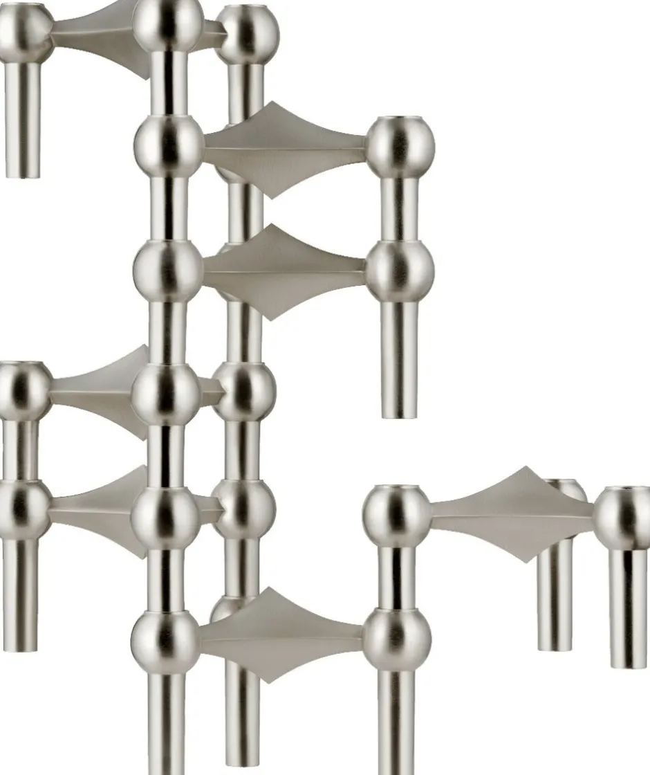 Lys & Lysestager<STOFF Nagel Nagel candle holder - brushed chrome