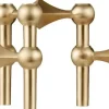 Lys & Lysestager<STOFF Nagel Nagel candle holder set with 3 pcs - brushed brass