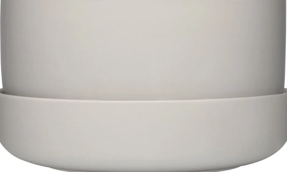 Vaser & Urtepotteskjulere<Iittala Nappula urtepotte med underskål 240x130 lysegrå
