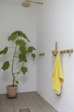 Håndklæder<Bongusta Naram Pristine & neon yellow