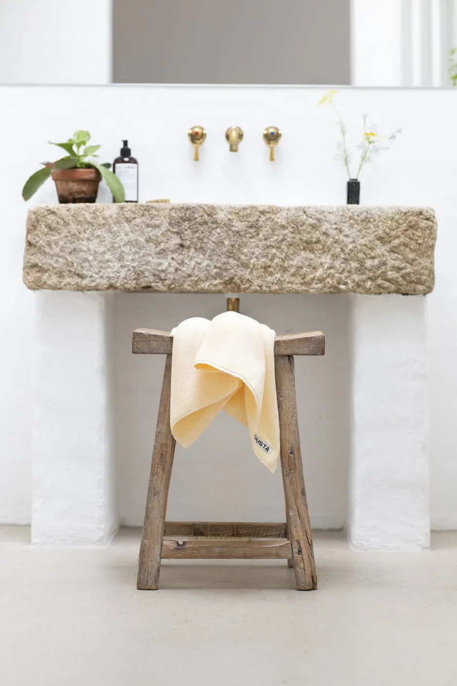 Håndklæder<Bongusta Naram Guest Towels Vanilla