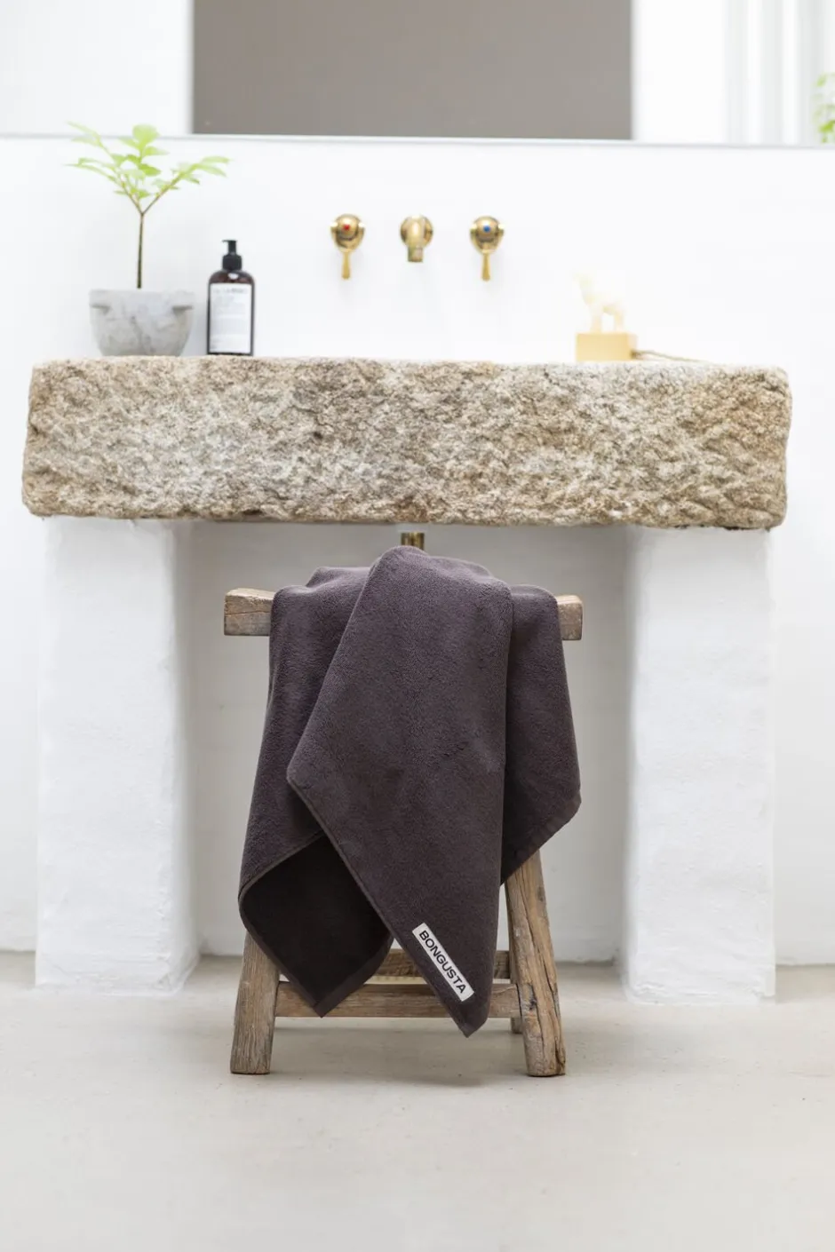 Håndklæder<Bongusta Naram Guest Towels Coffee